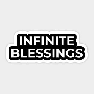 Islamic - Infinite Blessings Sticker